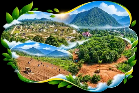 Alam dan pilihan view Gunung Hanjawong di Harmoni Hanjawong Village Sukamakmur Bogor