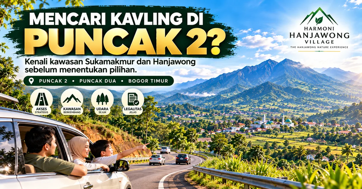 Visual landing page kavling Puncak 2 Puncak Dua Bogor
