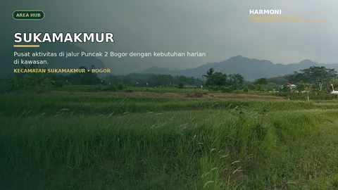 Visual landing page kawasan Sukamakmur Kabupaten Bogor