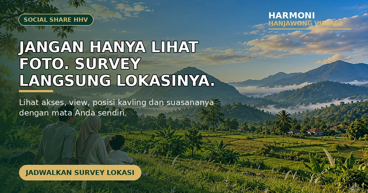 Social preview ajakan survei lokasi kavling